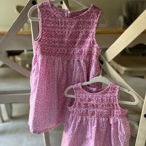 Matching Girls Smocked Dresses 💕